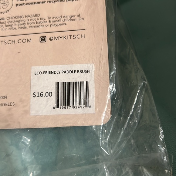 /kit•sch•/ Kitsch Paddle Brush Straight Sleek Styling Large NIP - Picture 3 of 3